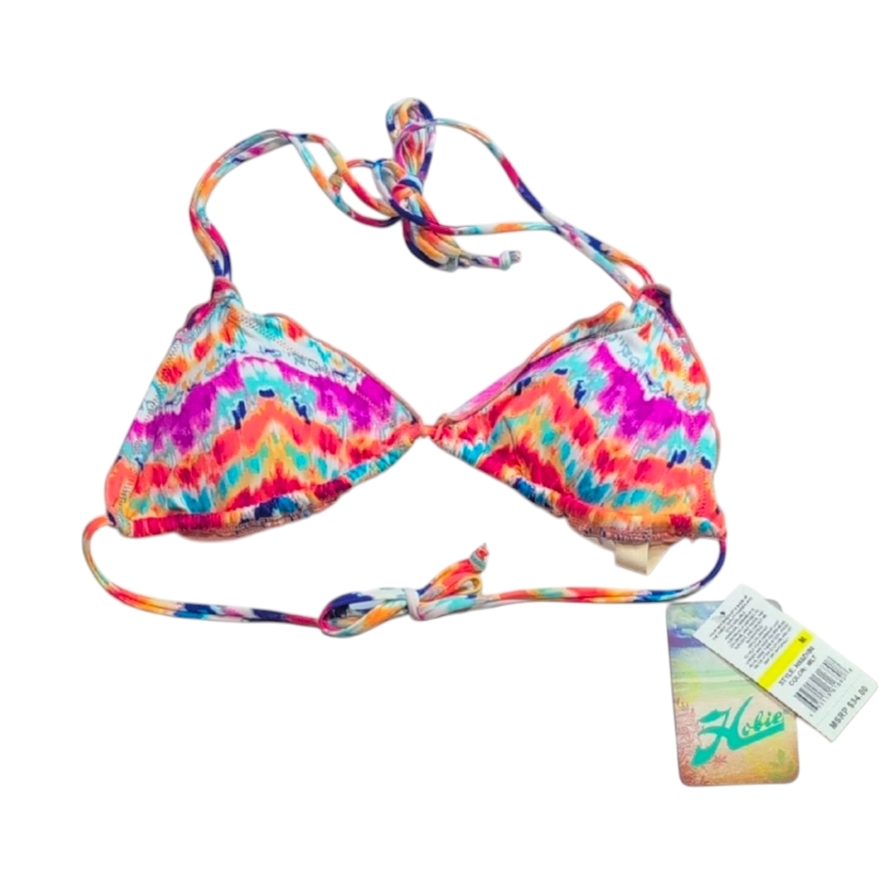 Hobie Multicolor Bikini Top Size Medium